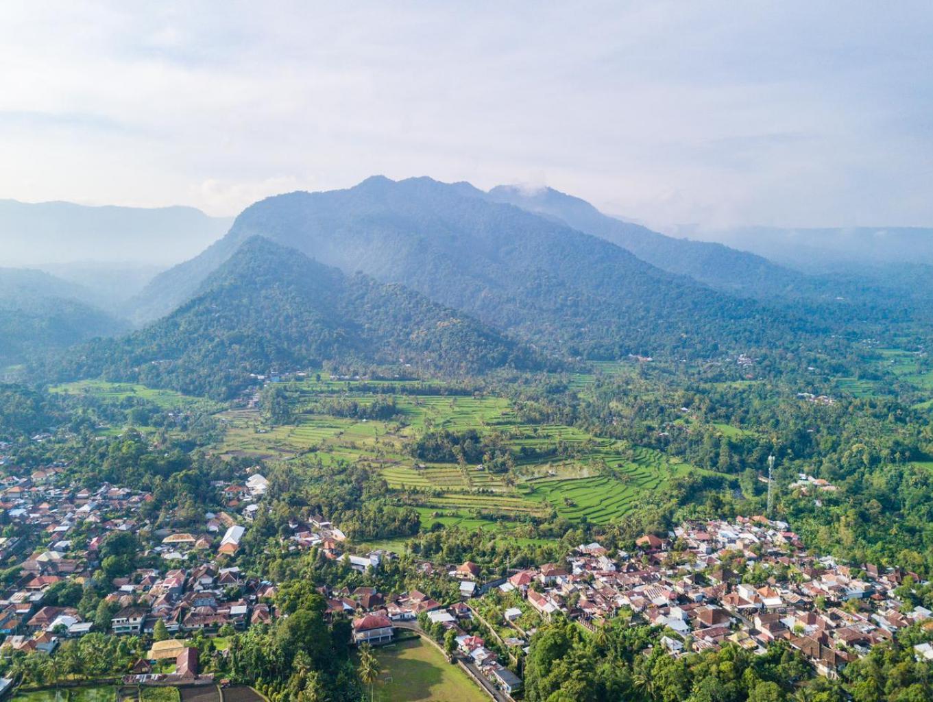 Pemandangan Desa Bunga 1